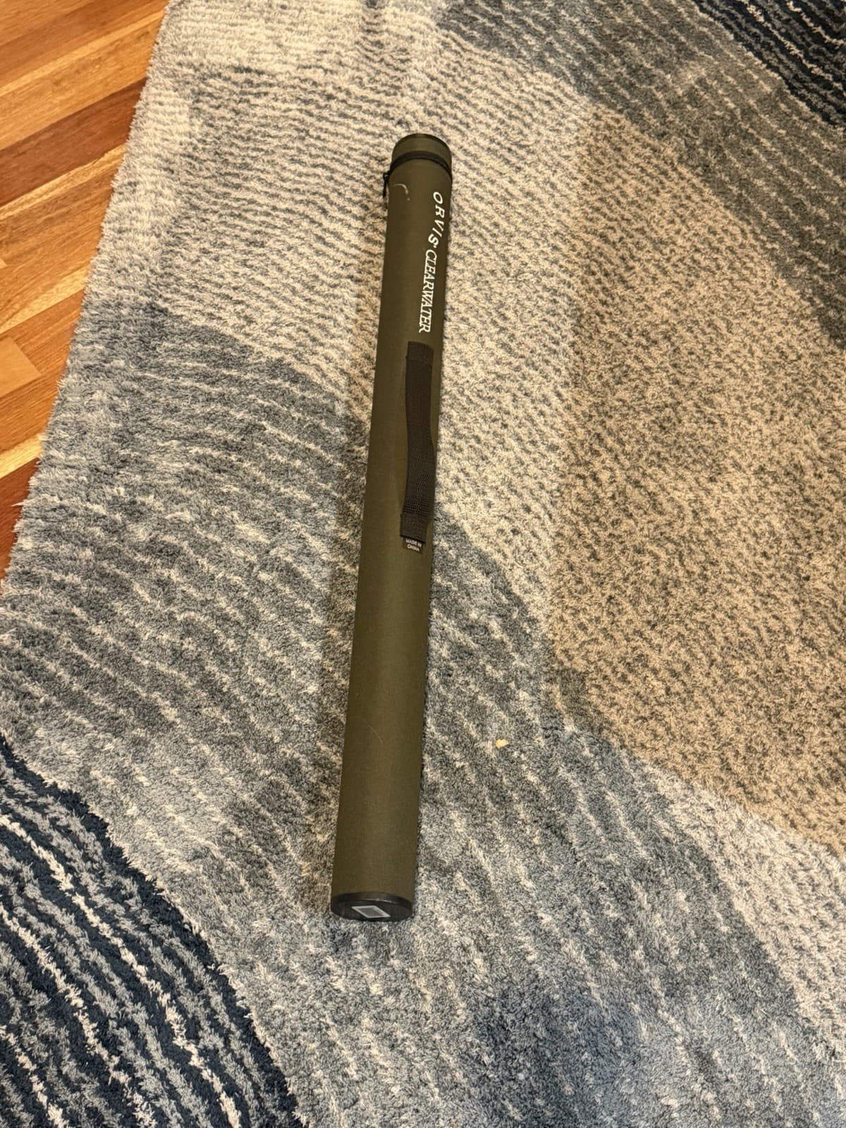 Orvis Clearwater Fly Fishing Hard Rod Tube Travel Case USED Scuffed/Dirty
