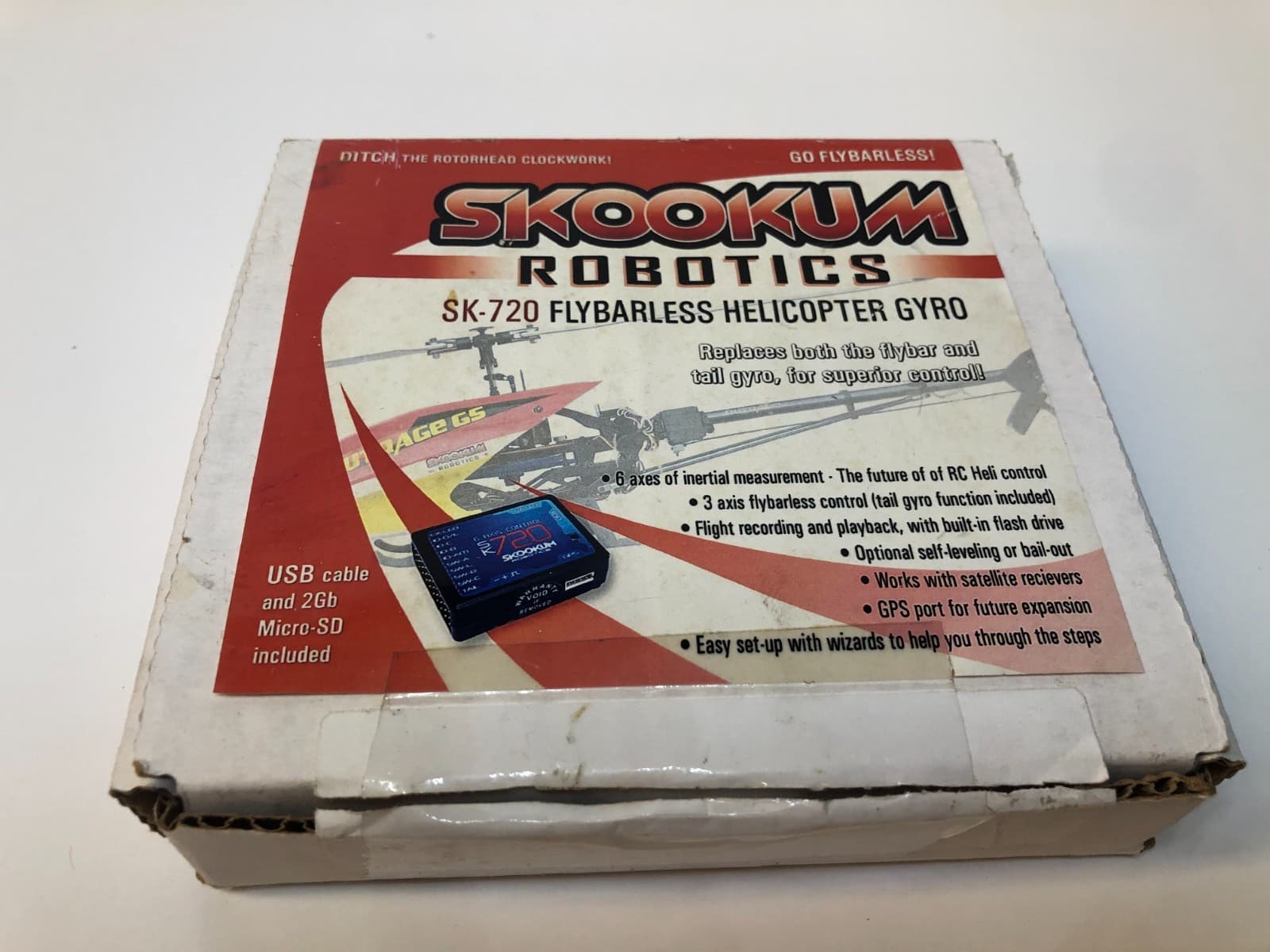 Skookum Sk 720 Rc Helicopter FLYBARLESS