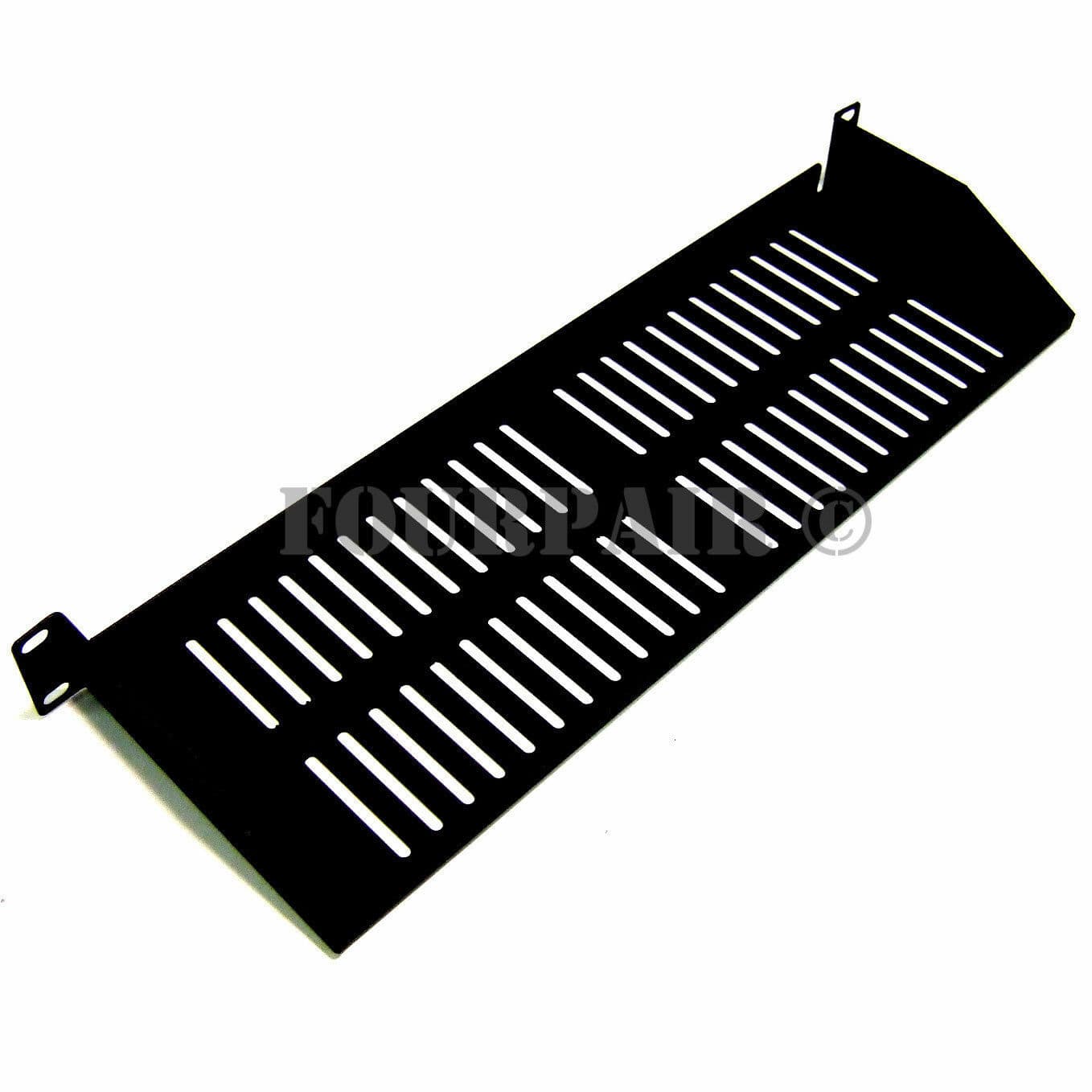 Cantilever Rack Mount Keyboard Server Shelf - 19" 1U 6" Deep Steel Vented Data