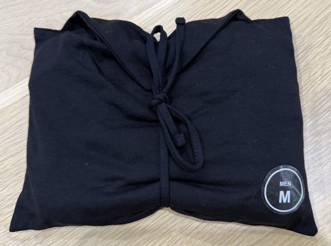 NEW Lufthansa First Class Porsche Design Van Laack Men Black Pajama Top Size M