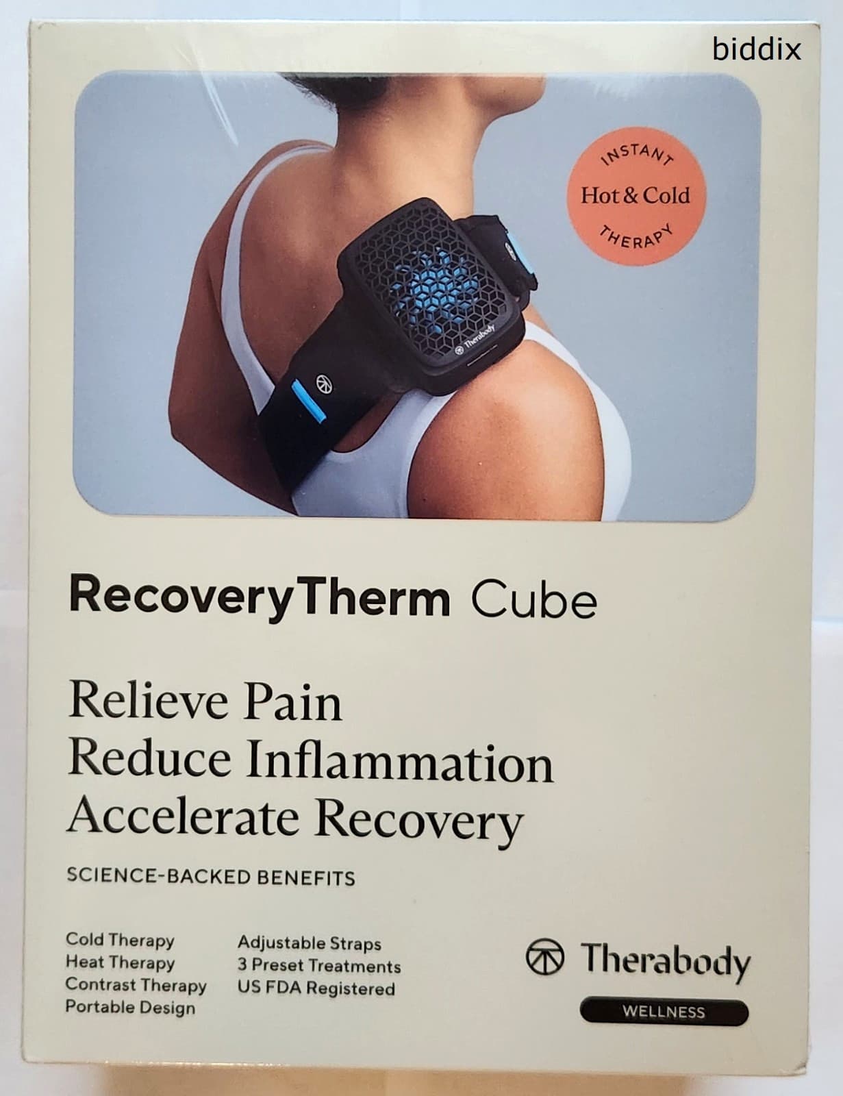 Therabody RecoveryTherm Cube Hot, Cold & Contrast Therapy Pain Relief