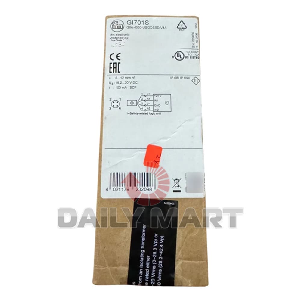New In Box IFM GI701S Inductive Sensor