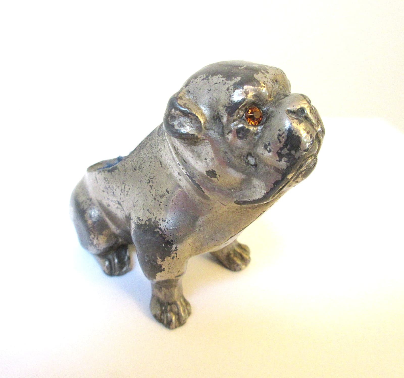 Antique Bulldog Pin Cushion Germany