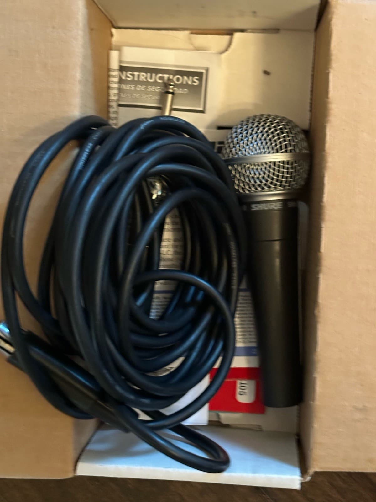 Shure SM58-LC Wired Microphone With Cord Cable