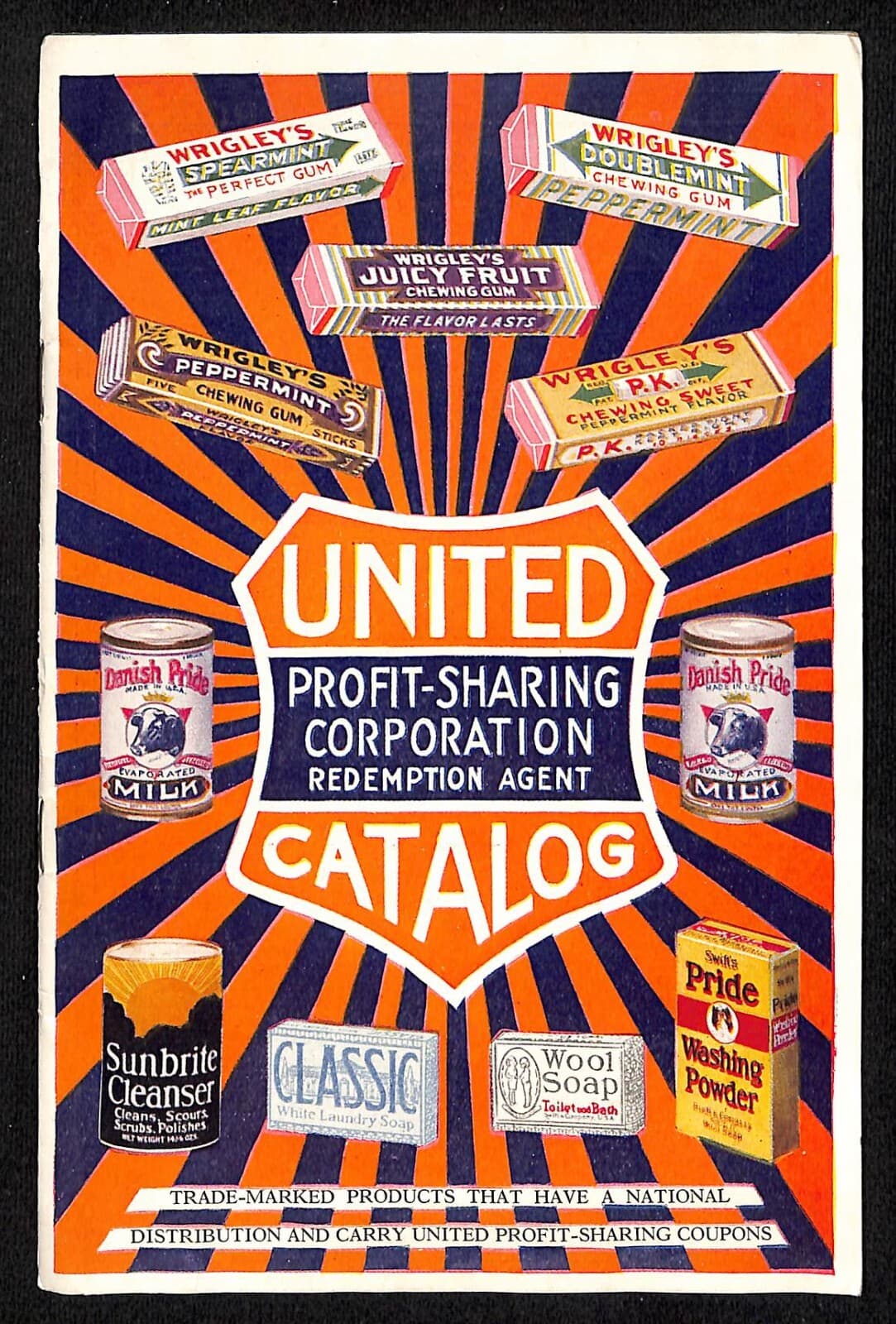 1923 United Profit Sharing Catalog Dry Goods Jewelry Clothing 40pp Scarce