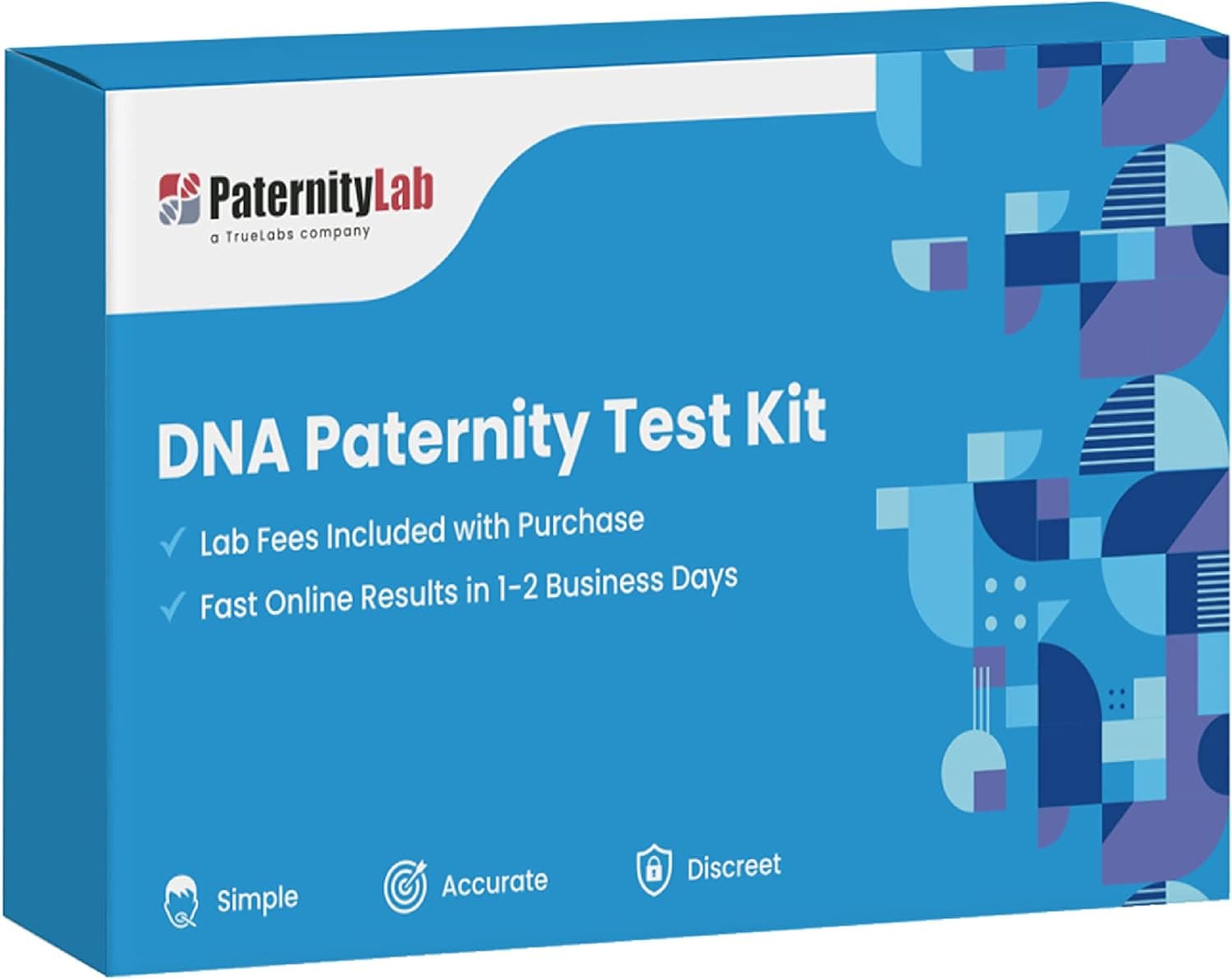 Paternitylab DNA Paternity Test Kit- Lab Fees & Shipping Included - Results in 1