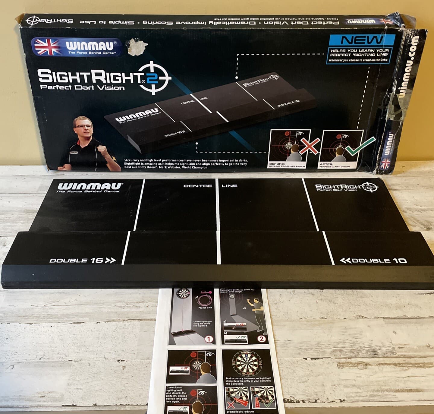 Winmau - SightRight 2 Sight Right Perfect Darts Vision Alignment Training Aid