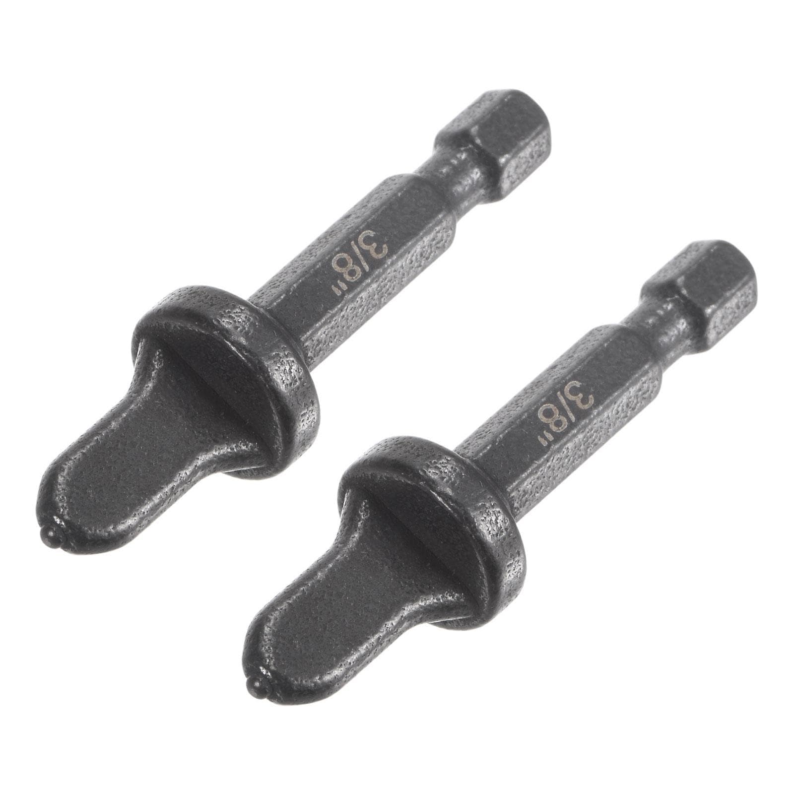 3/8" Swage Tube Expander Drill 1/4" Hex Handle for Copper Aluminum Pipe 2Pcs