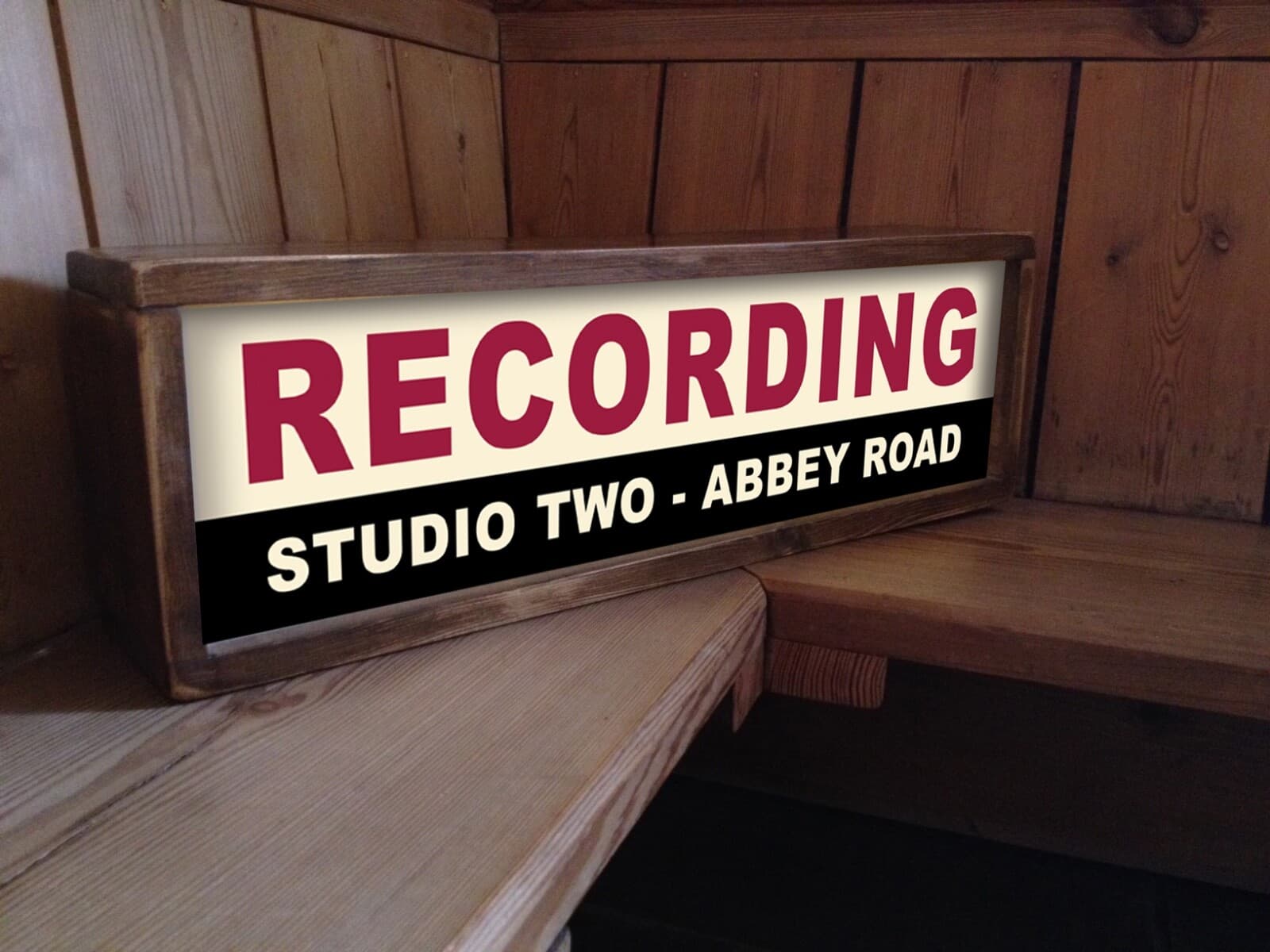Abbey Road - The Beatles - Recording Studio Light - Recording Light Box
