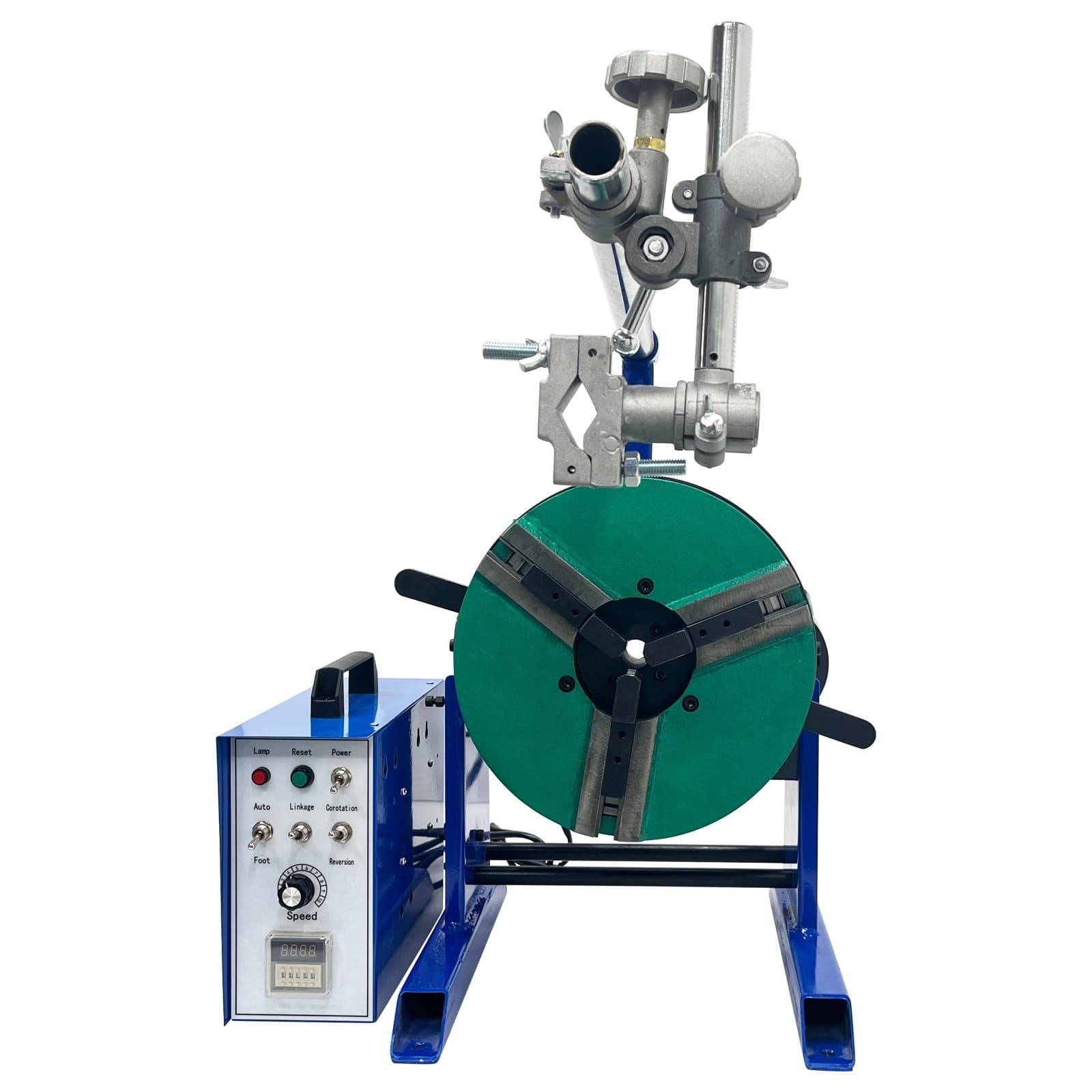 110V Electric Welding Positioner Timing Rotary Welding Positioning Machine 66lbs