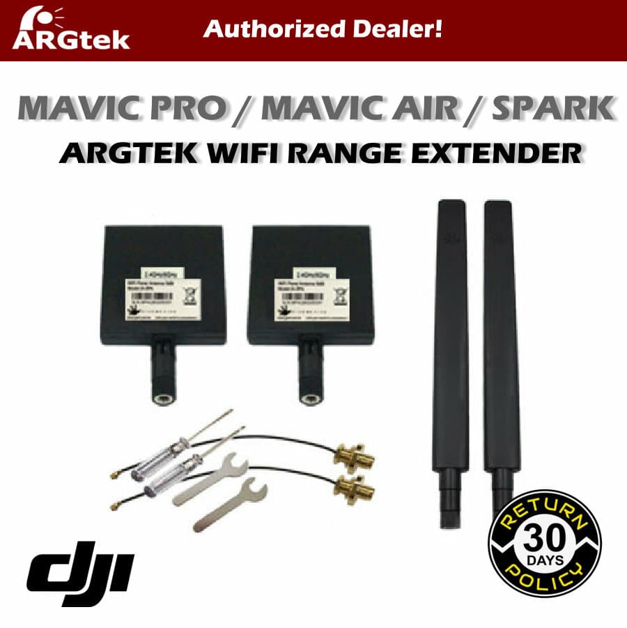ARGtek DJI Mavic Air/Pro/Spark WiFi Signal Range Extender Kit - 4 Antennas