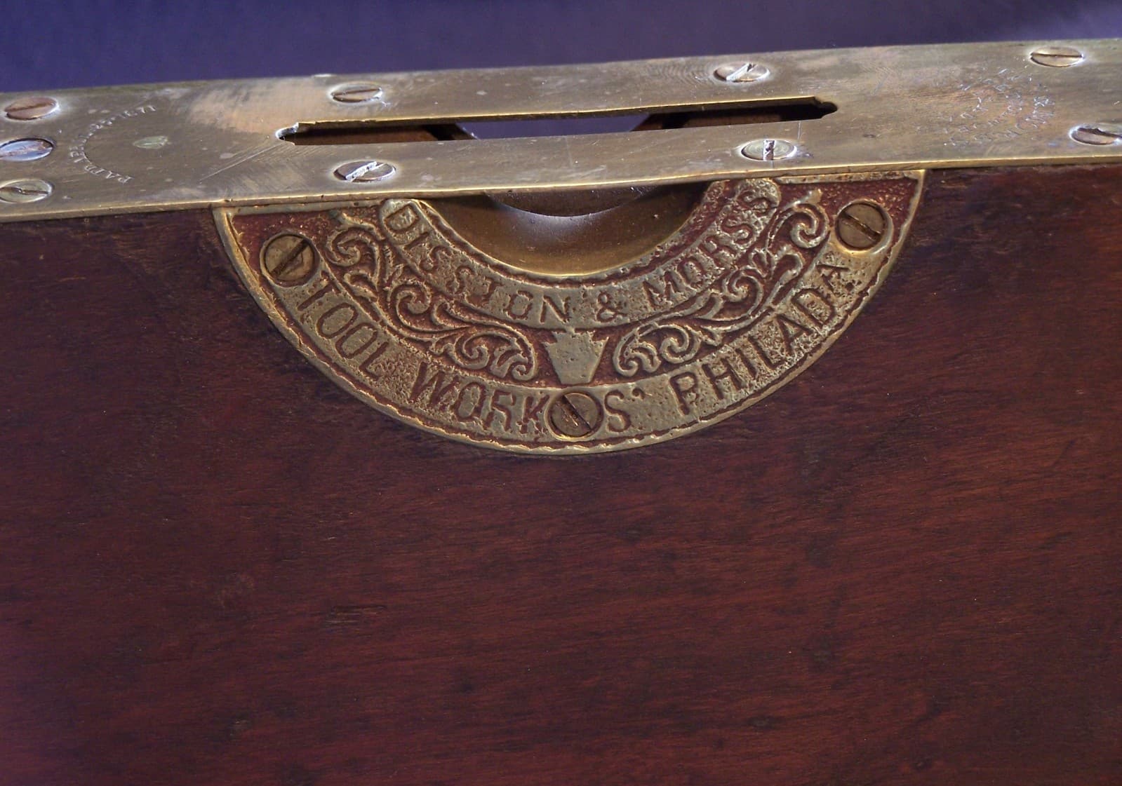 Decorative DISSTON & MORSS KEYSTONE TOOL WORKS patent 1871 30 in plumb & Level