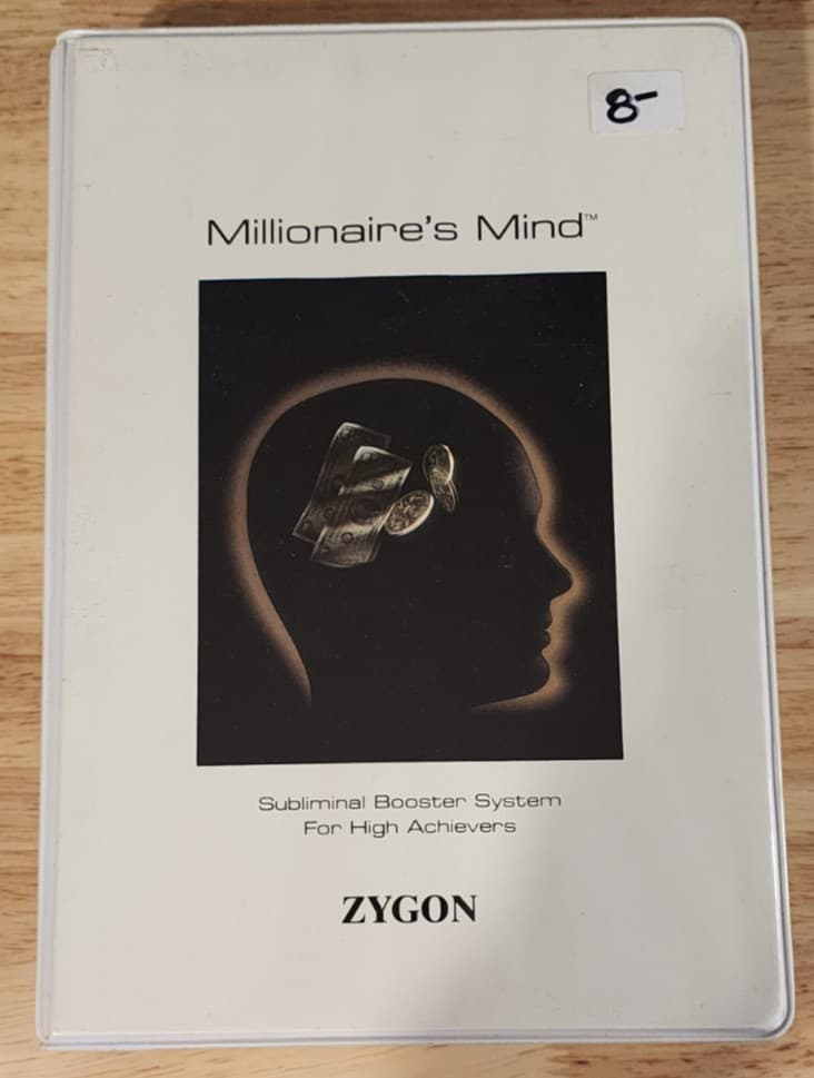 ZYGON Millionaires Mind Subliminal Booster System High Achievers Cassettes