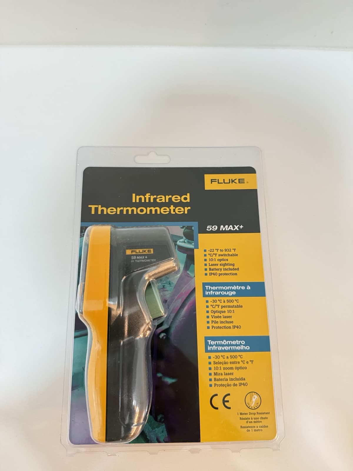 FLUKE 59 MAX INFRARED THERMOMETER (NEW FACTORY SEALED) SHIPS FAST - NEW