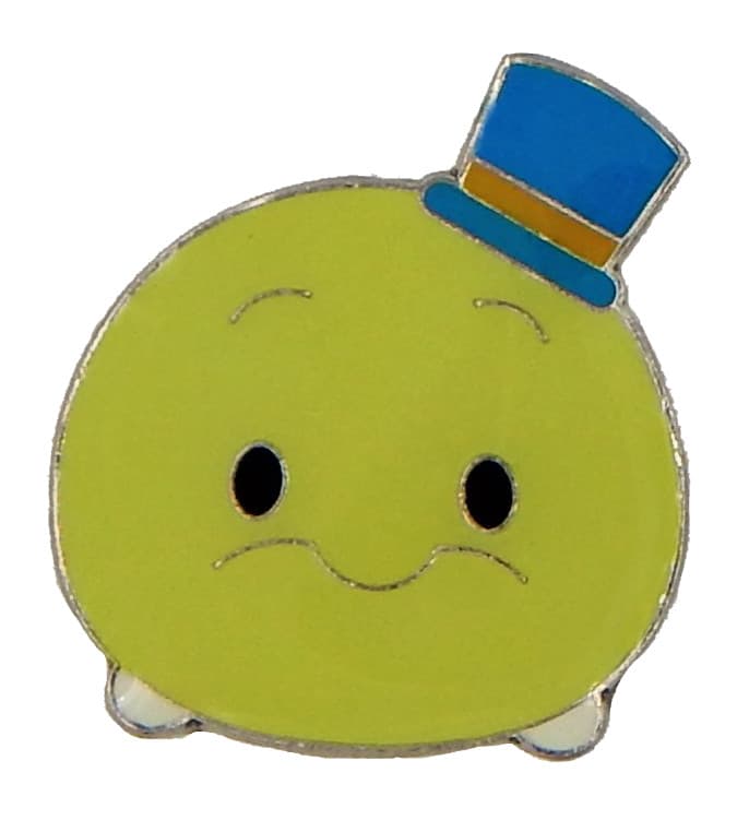 Jiminy Cricket Tsum Tsum Face Pinocchio Individual Disney Park Trading Pin New