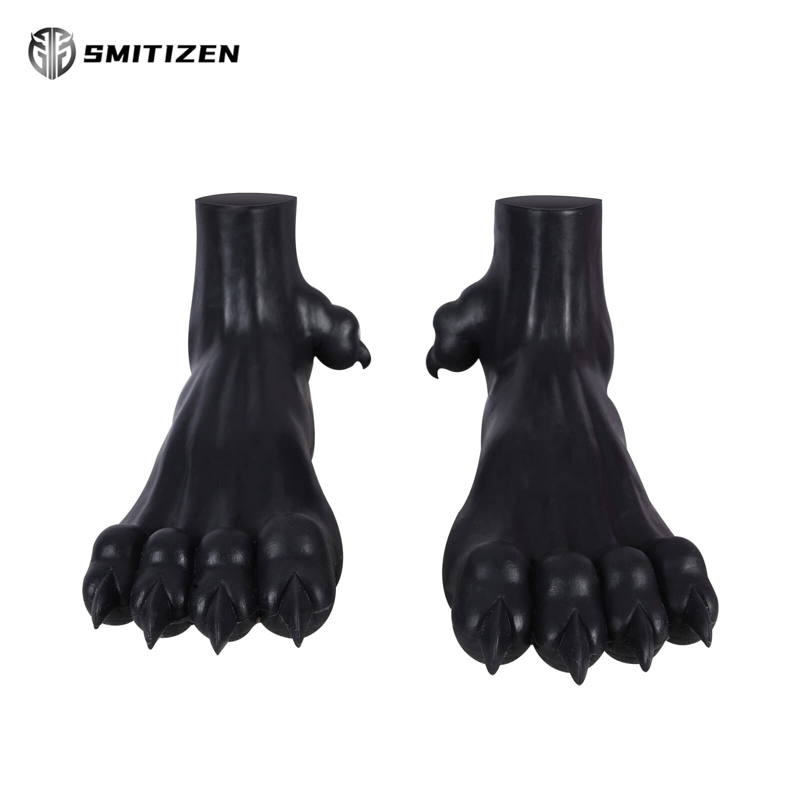 Smitizen Silicone Black Dragon Beast Paw Costumes for Halloween Party Cosplay