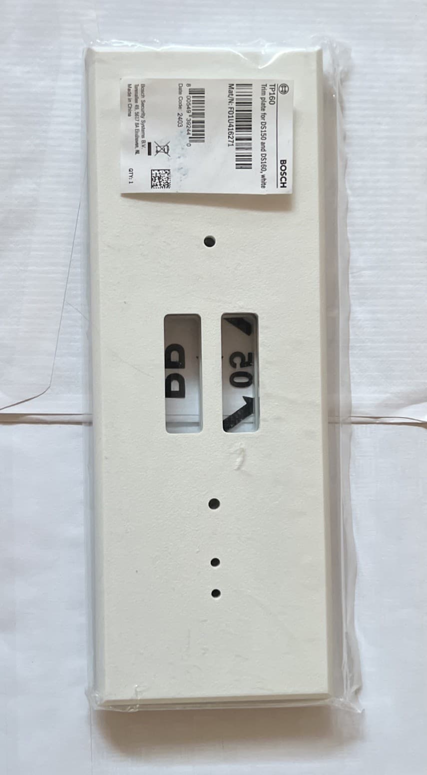 Bosch TP160 Trim Wall Plate Pack Of 2 for DS150/DS160 REX Detector Ash & White