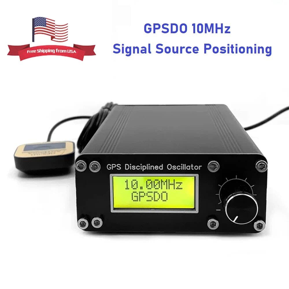 GPSDO 10MHz Signal Source Positioning Square Wave GPS Disciplined Oscillator