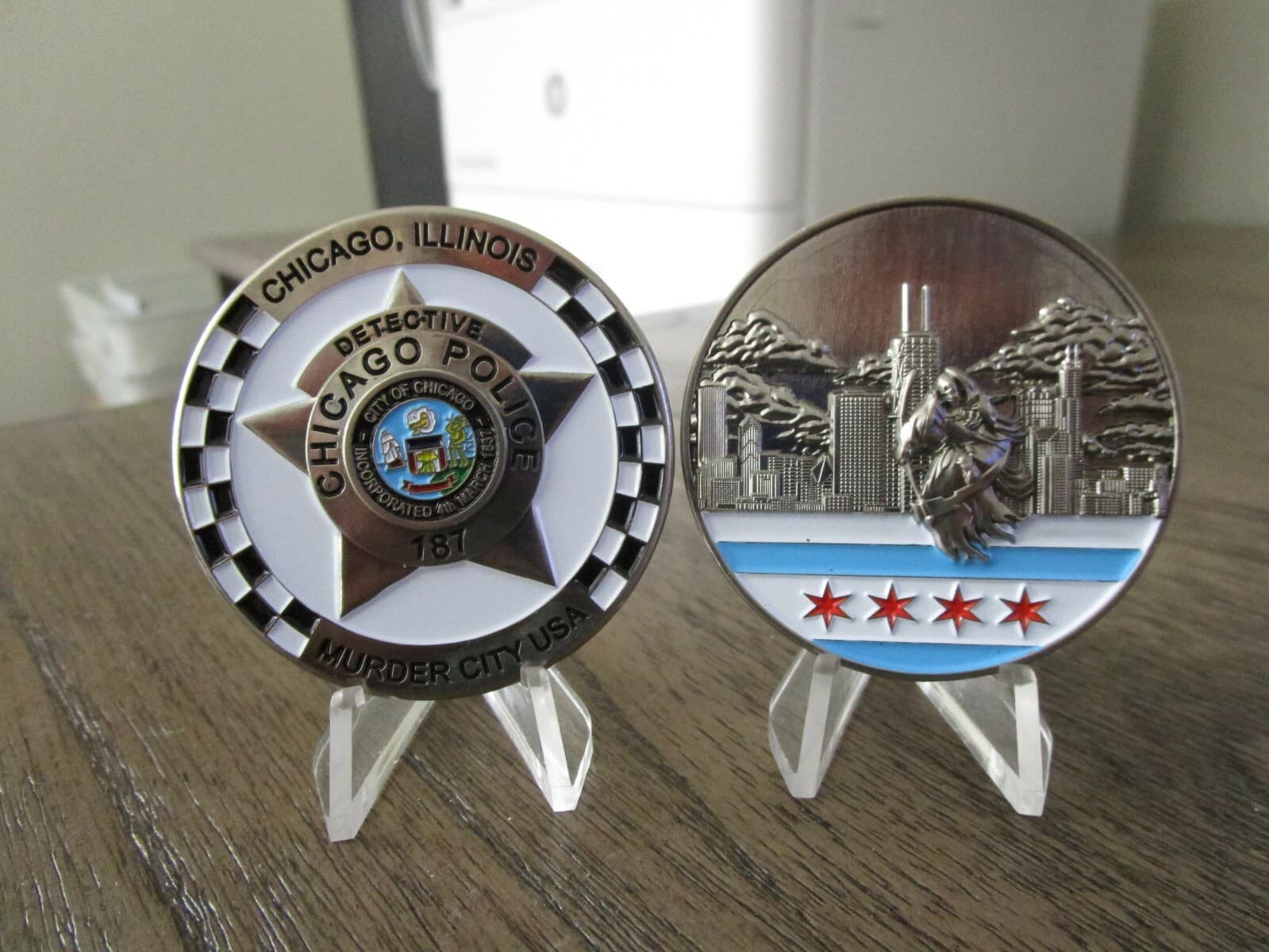 Chicago Police Detective Murder City USA CPD Challenge Coin