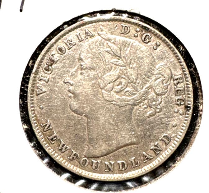 Canada Newfoundland 1894 20 cents KM 4 XF