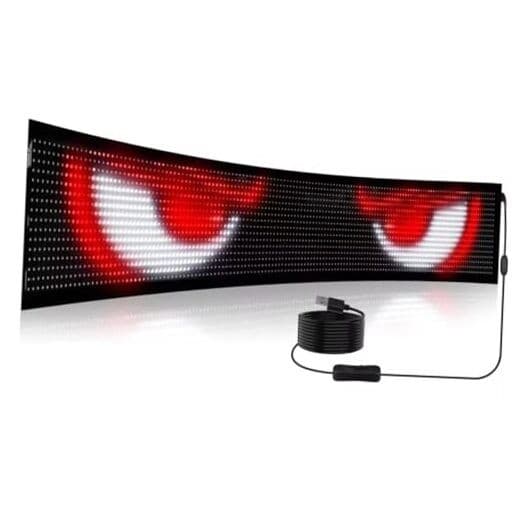 52.3 * 7.5 in Large Size Truck and RV LED Eye Light, Flexible Devil Eyes Light