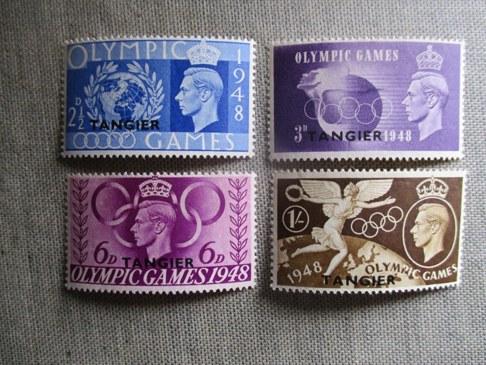 Great Britain-Morocco Agencies-Scott# 527-530, MH