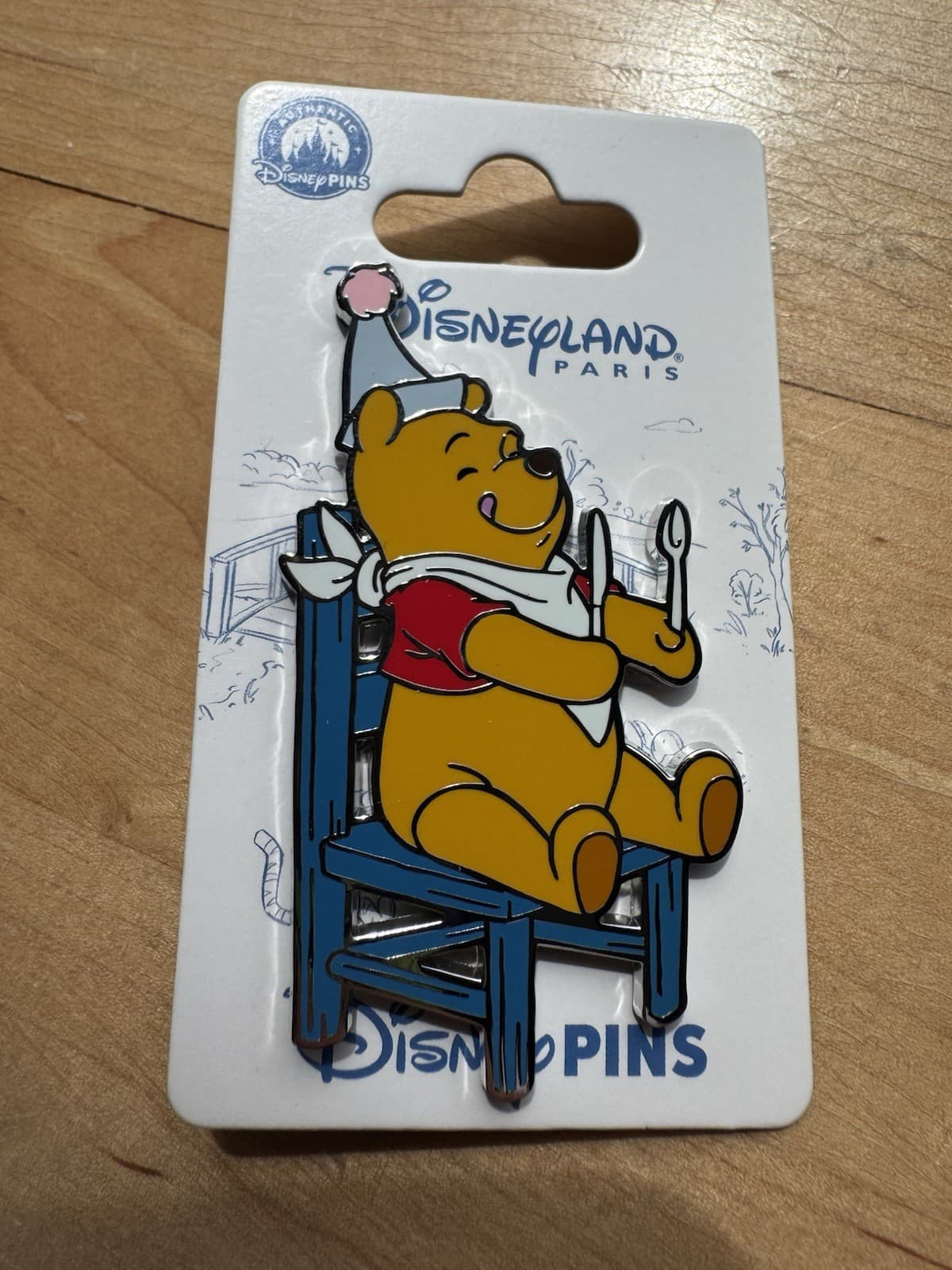 Disneyland Paris Disney Pin Winnie The Pooh Happy Birthday Cake US Ship