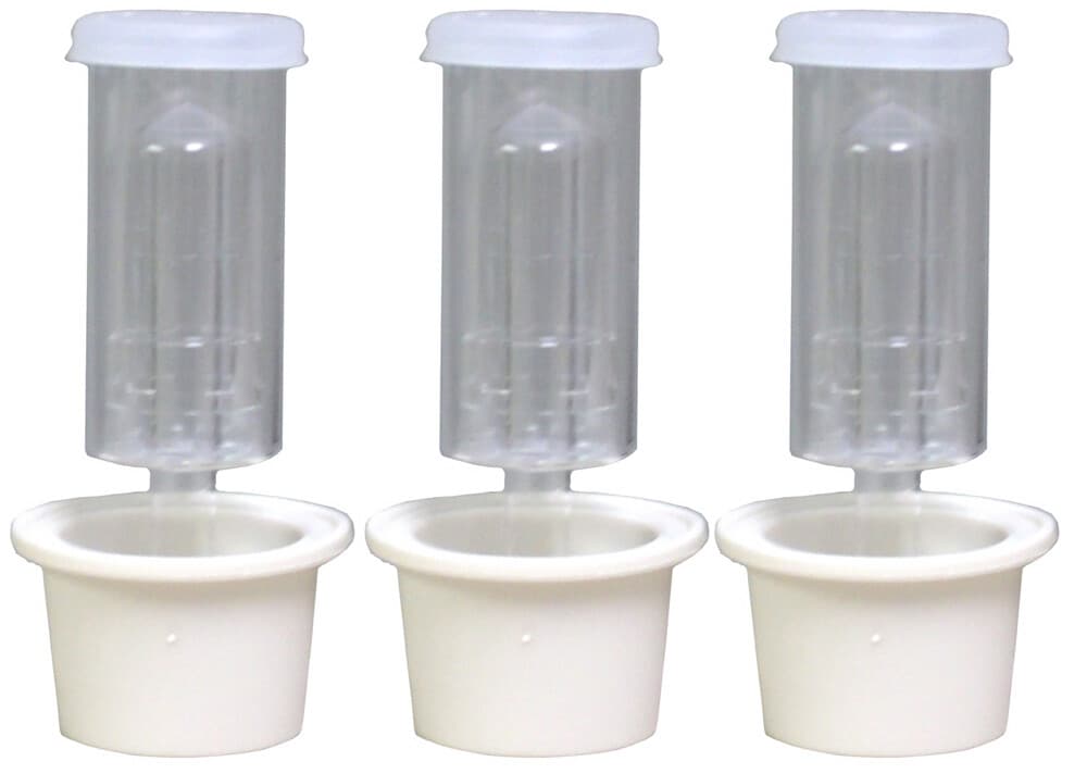 3 Piece Air Lock with Universal Stopper for Glass Carboys
