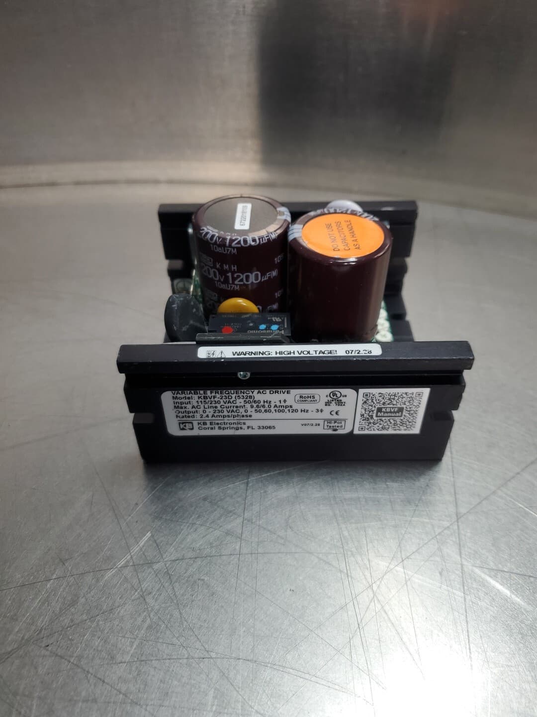 KB Electronics KBVF-23D AC Motor Speed Controller. 1E