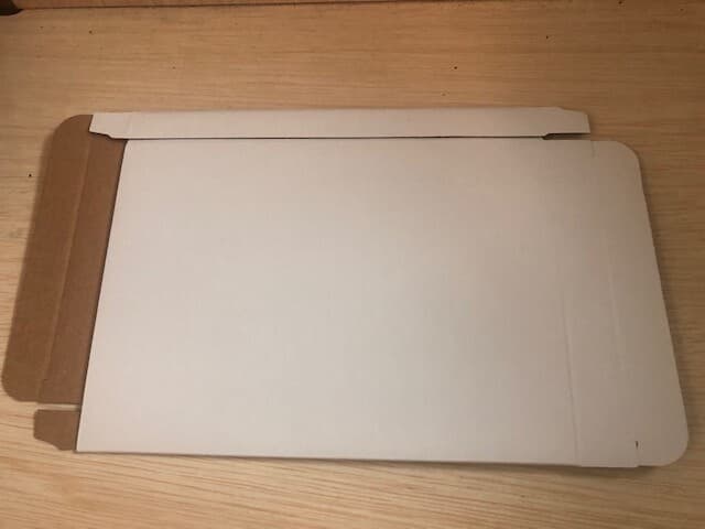 100 PCS WHITE CORRUGATED CARDBOARD DVD CASE MAILER BOX JS86, FREE SHIPPING