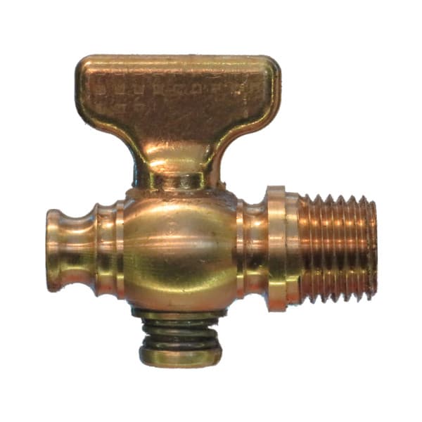 Brass Drain Pet Cock Valve Hit Miss Gas Air Engines Motor 1/8 inch NPT AC6