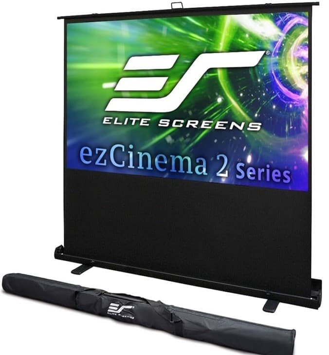 Elite Screens ezCinema 2 95" 16:9 Manual Floor Pull Up Projector Screen