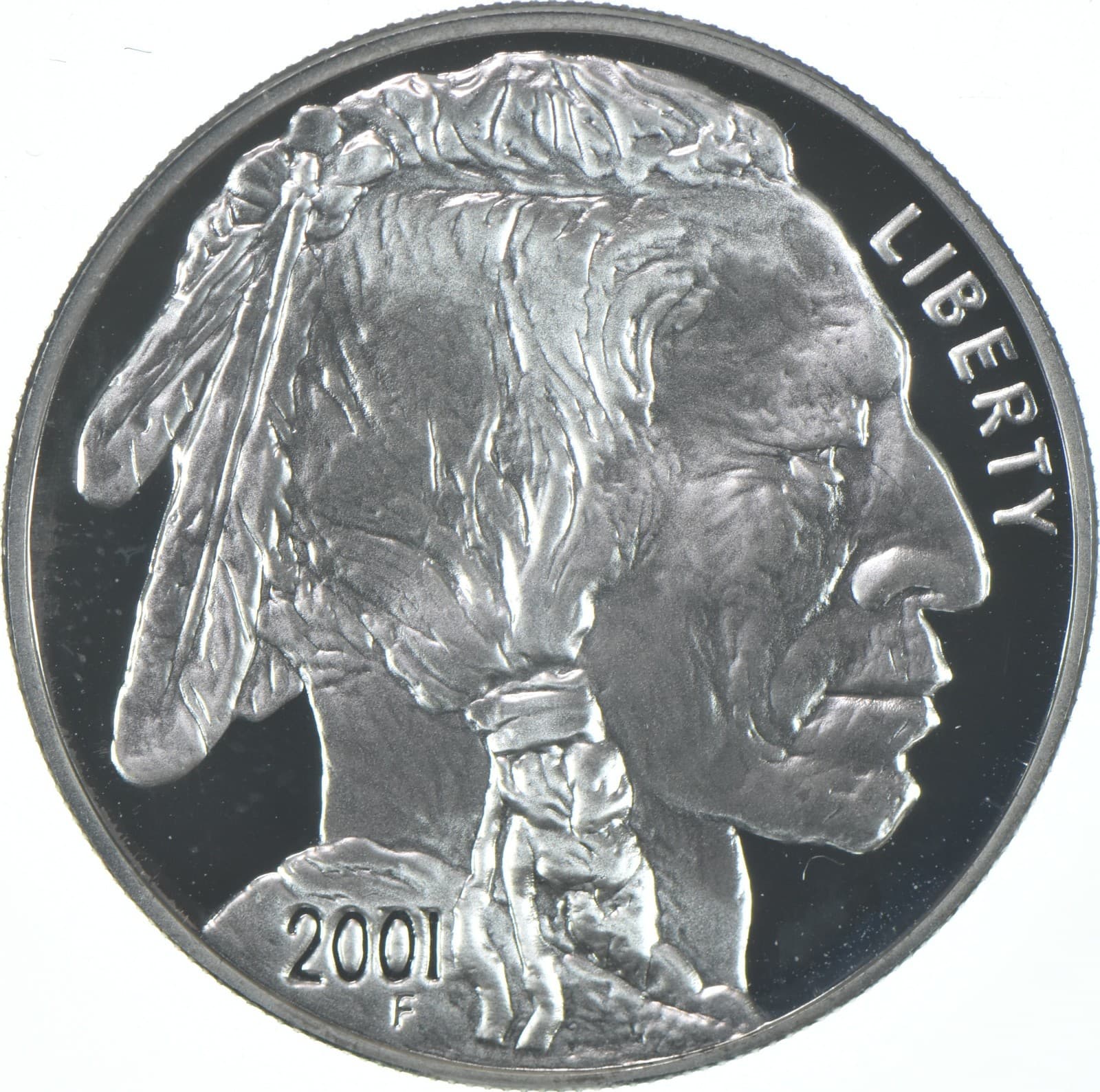 2001-P Proof Buffalo Commemorative Silver Dollar $1