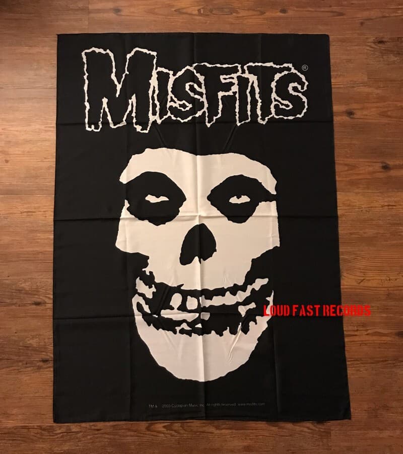 MISFITS FIEND FLAG Banner Tapestry Fabric Poster Vintage 2003 danzig samhain