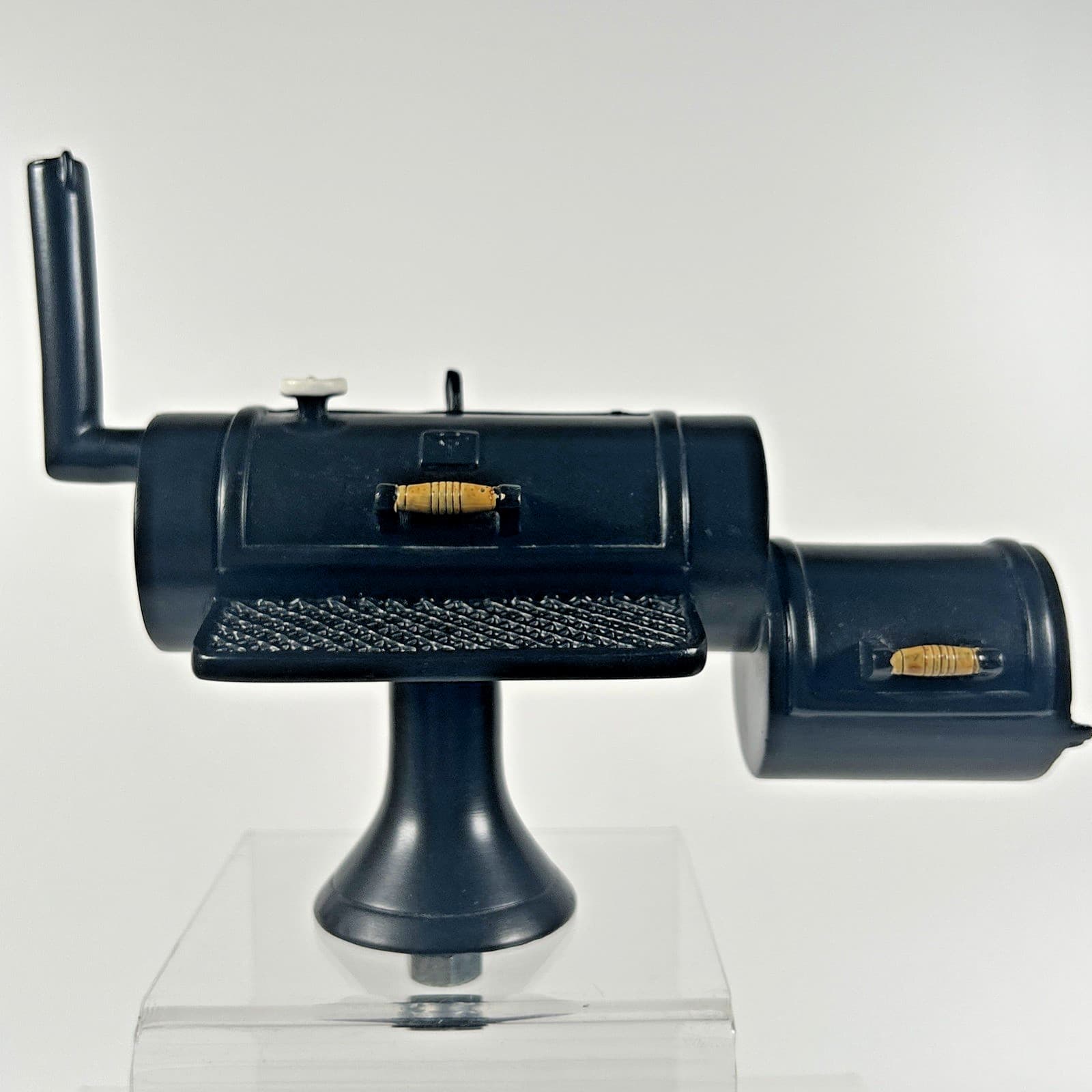 BBQ offset smoker pit, Grill screw on Trophy Topper black 5.75"