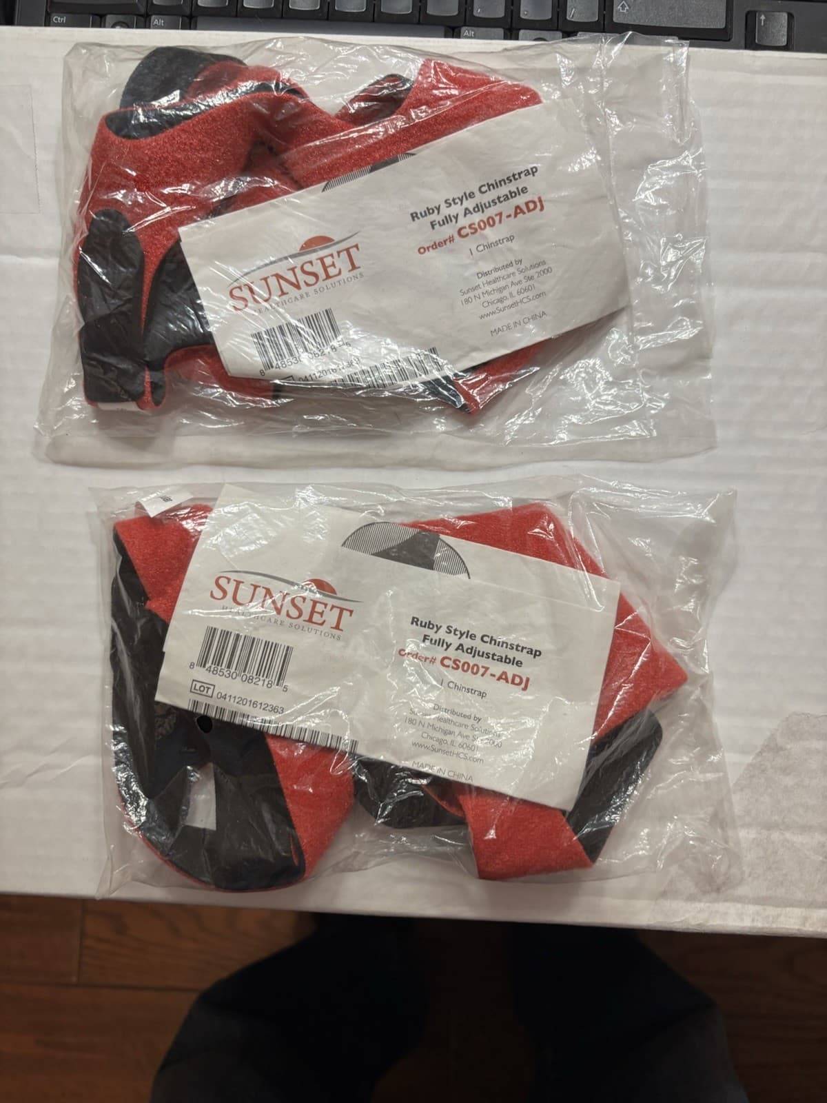 2-Sunset Chinstrap Ruby Style Regular CS007- ADJ, Fully Adjustable New.