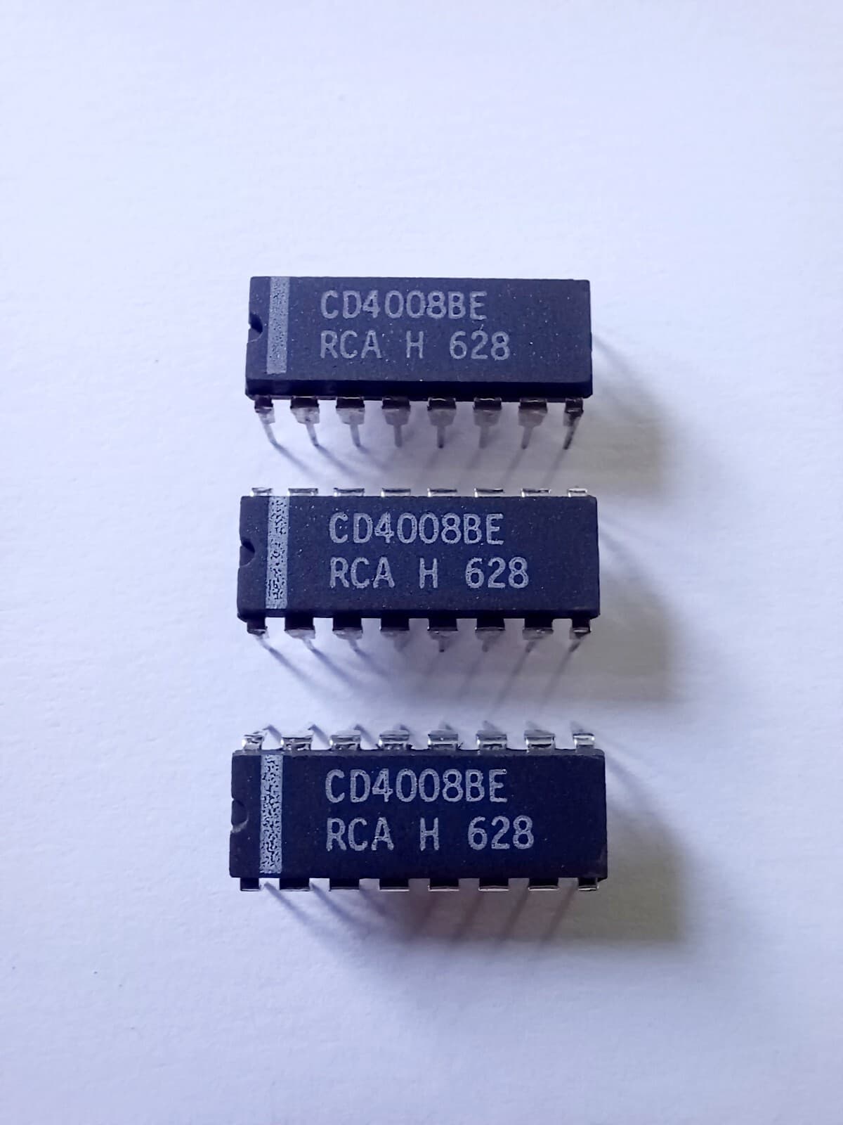 Lot of 3* RCA CD4008BE HEF4008 BN CD4008 DIP-16 IC Chips CMOS 4-bit Full Adder