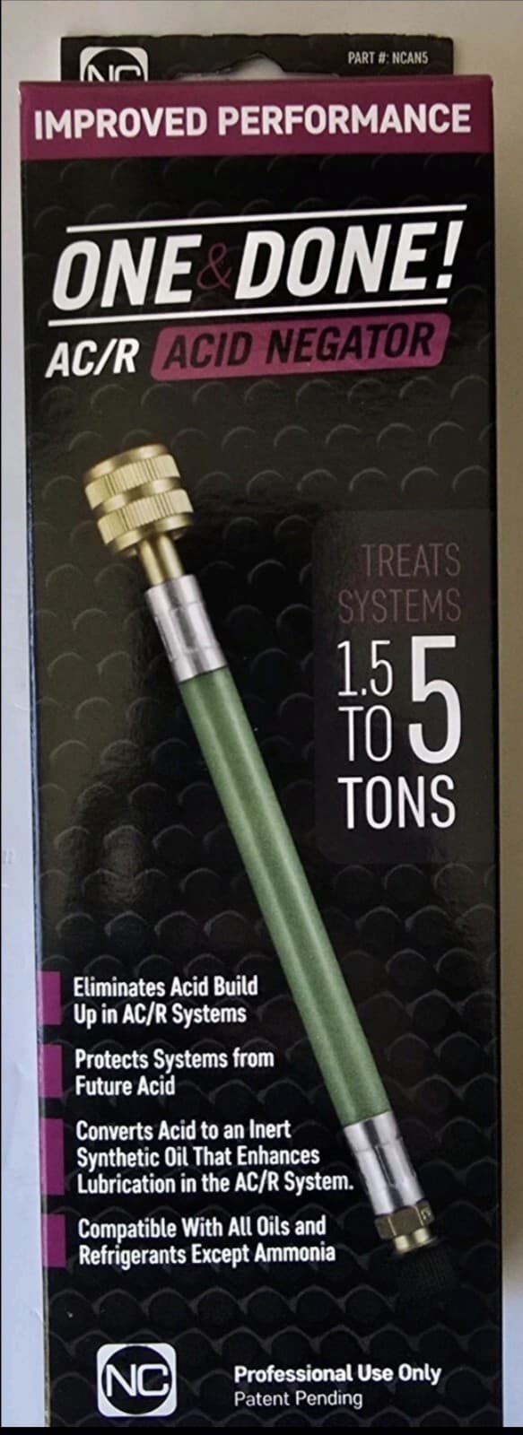 National Chemicals NCAN5 Acid Negator Refrigeration Additive