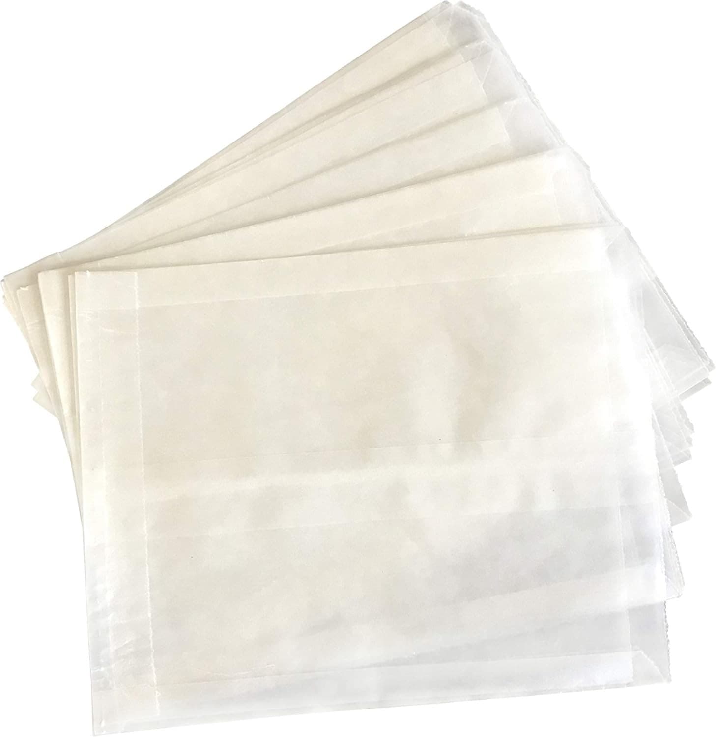 The Baker Celebrations 100 Pack White Wet Waxed Sandwich Bags One Size,