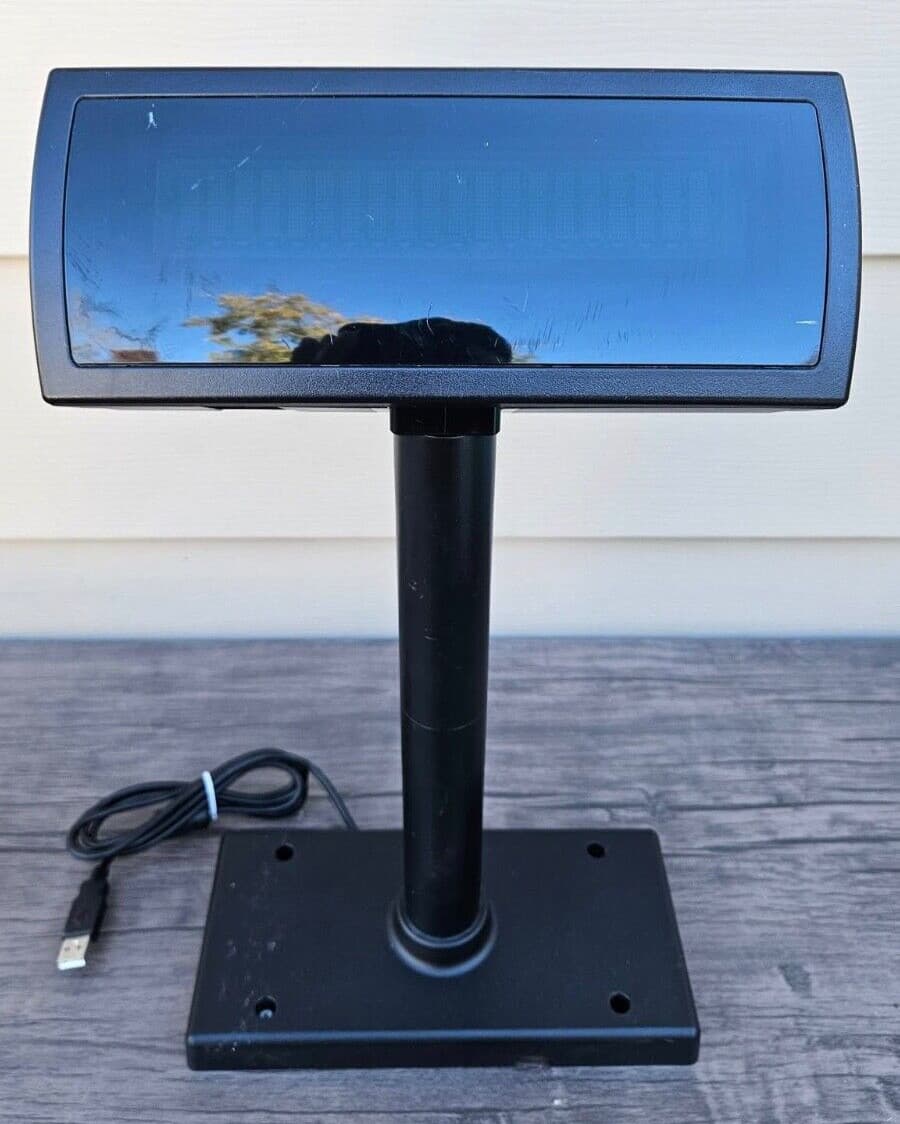 POSX XP8200U Customer Display Pole w/USB Cable Cash Register Attachement BB6