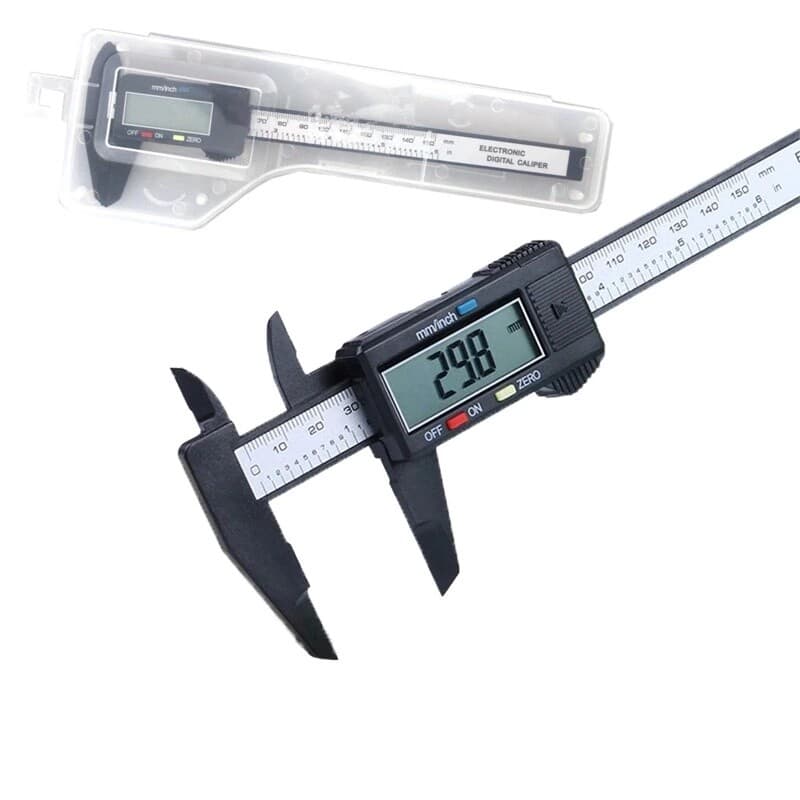 Digital Caliper 6" 150mm Micrometer LCD Gauge Vernier Electronic Measuring Ruler