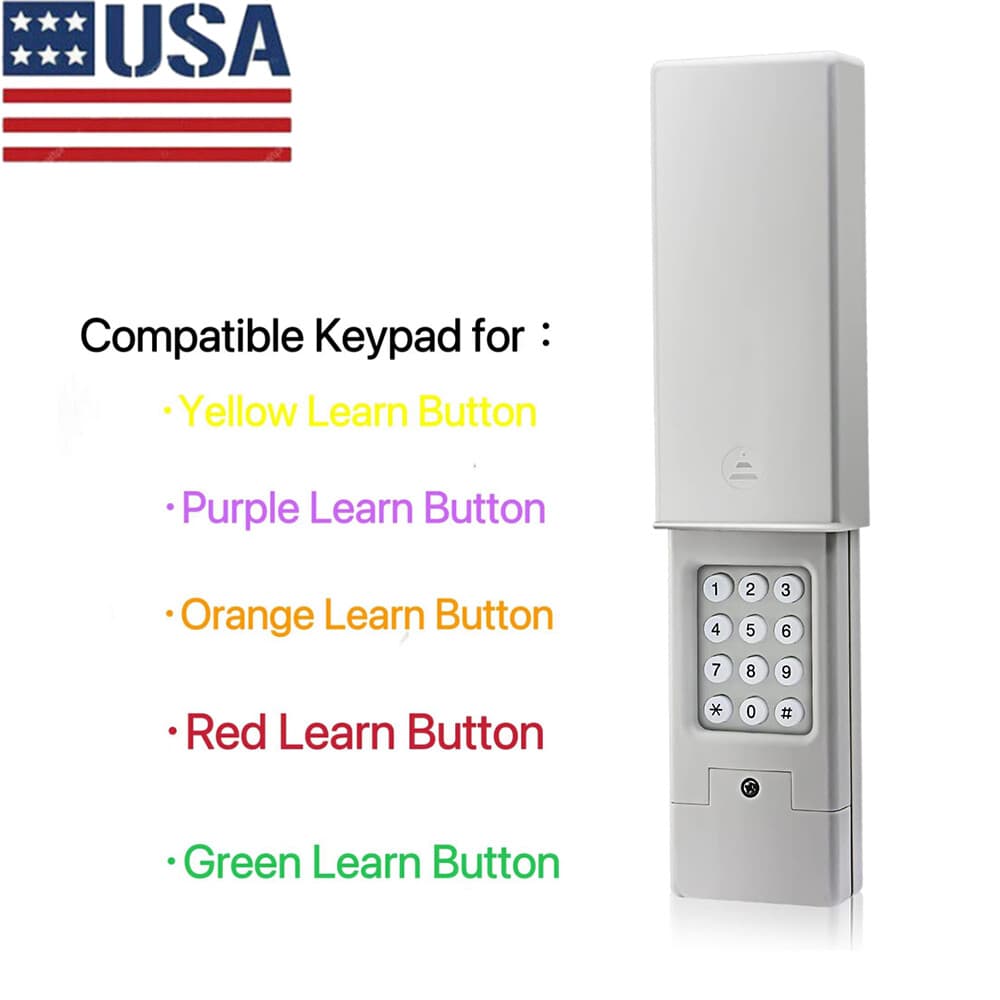 KLIK2U-P2 Wireless Keypad K2 for Chamberlain Craftsman Garage Door Universal