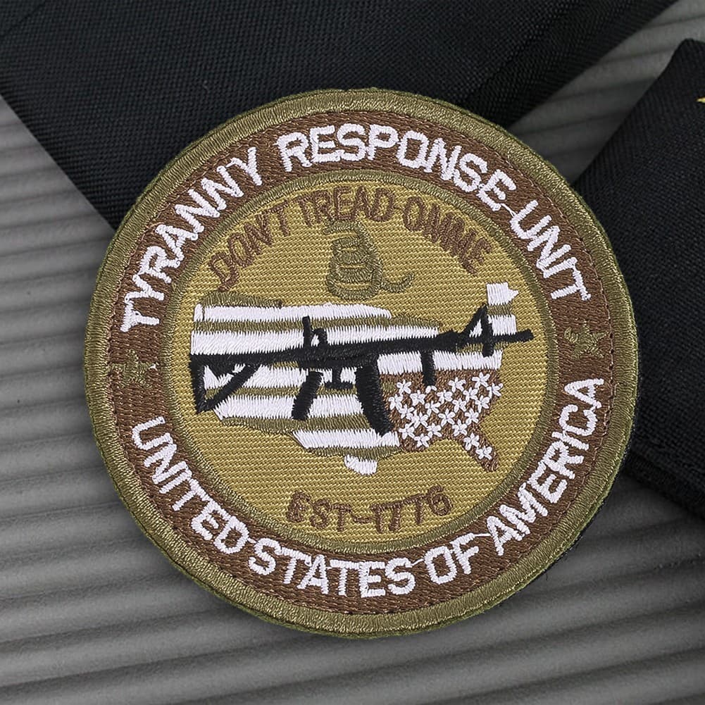 Tyranny Response Unit, Militia, Patriotic, 2nd Amendment, Tactical Morale Patch