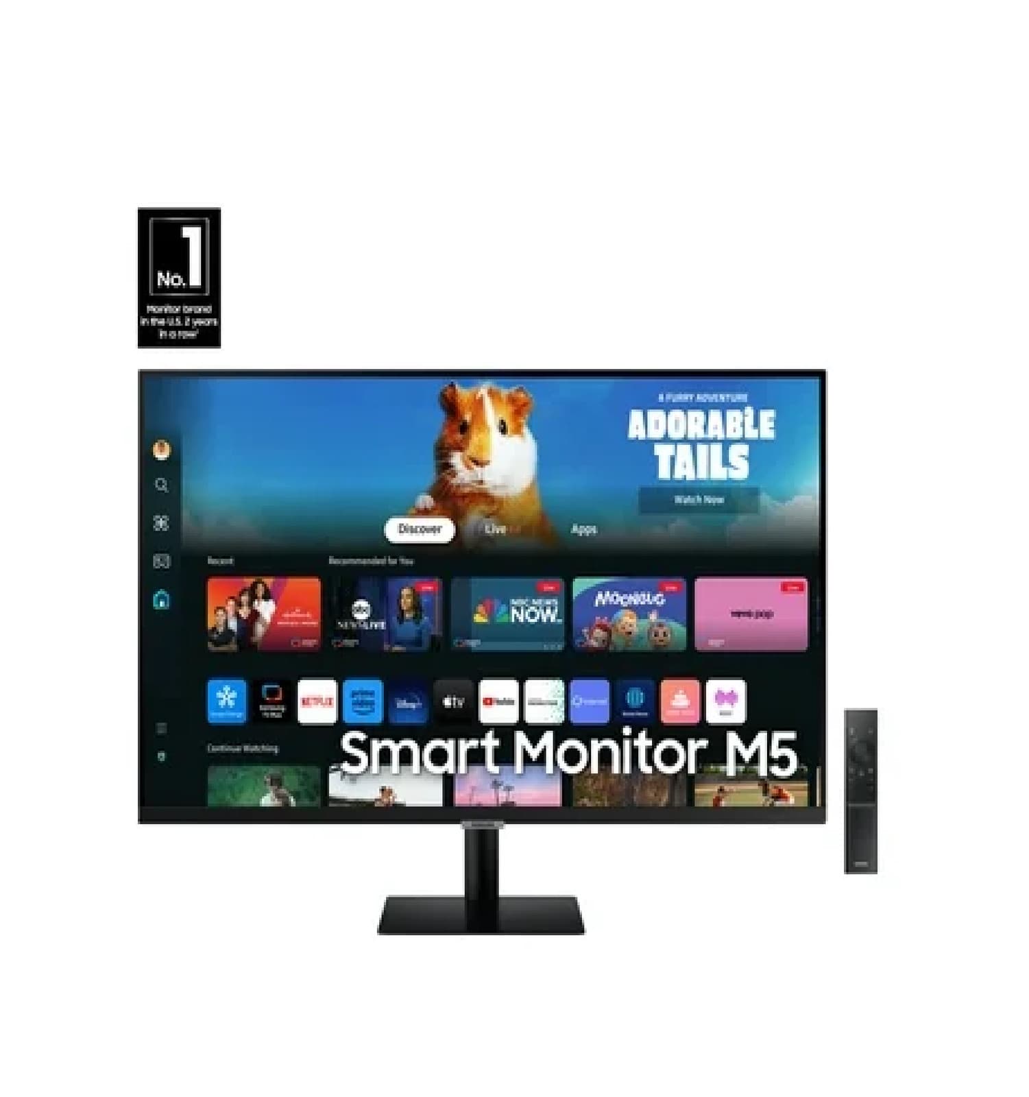 Samsung LS32DM50DENXGO 32" Smart Monitor FHD (1080p) with Built-In Speakers,