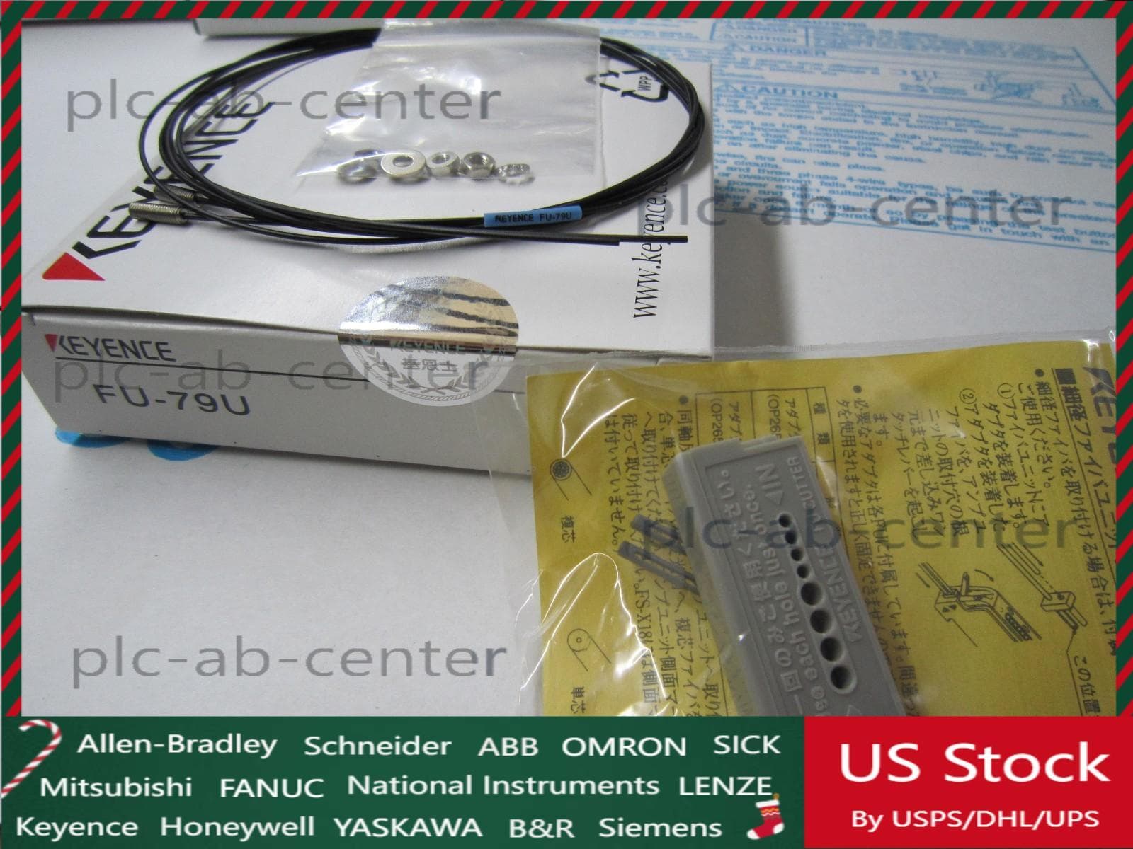 KEYENCE FU-79U Fiber Optic Sensors FU79U New In Box One US Free TAX