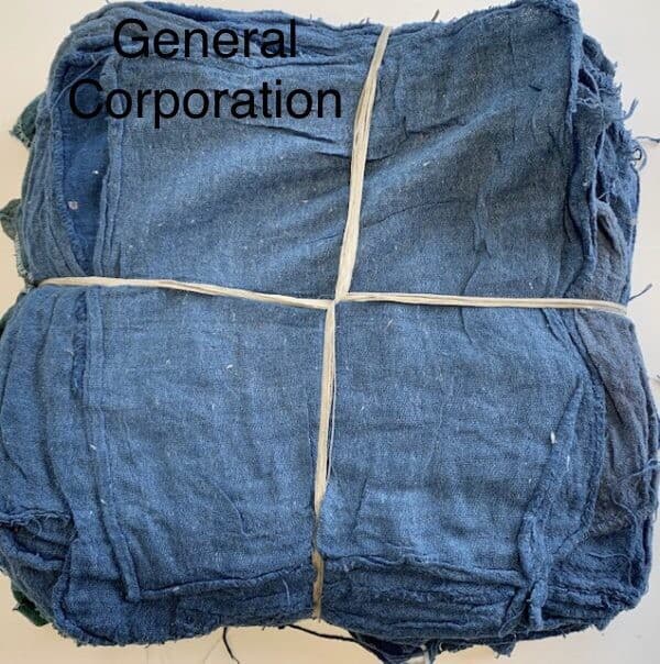 2500 New B Grade Great Mechanics Shop Rags Towels Blue 13"X14"