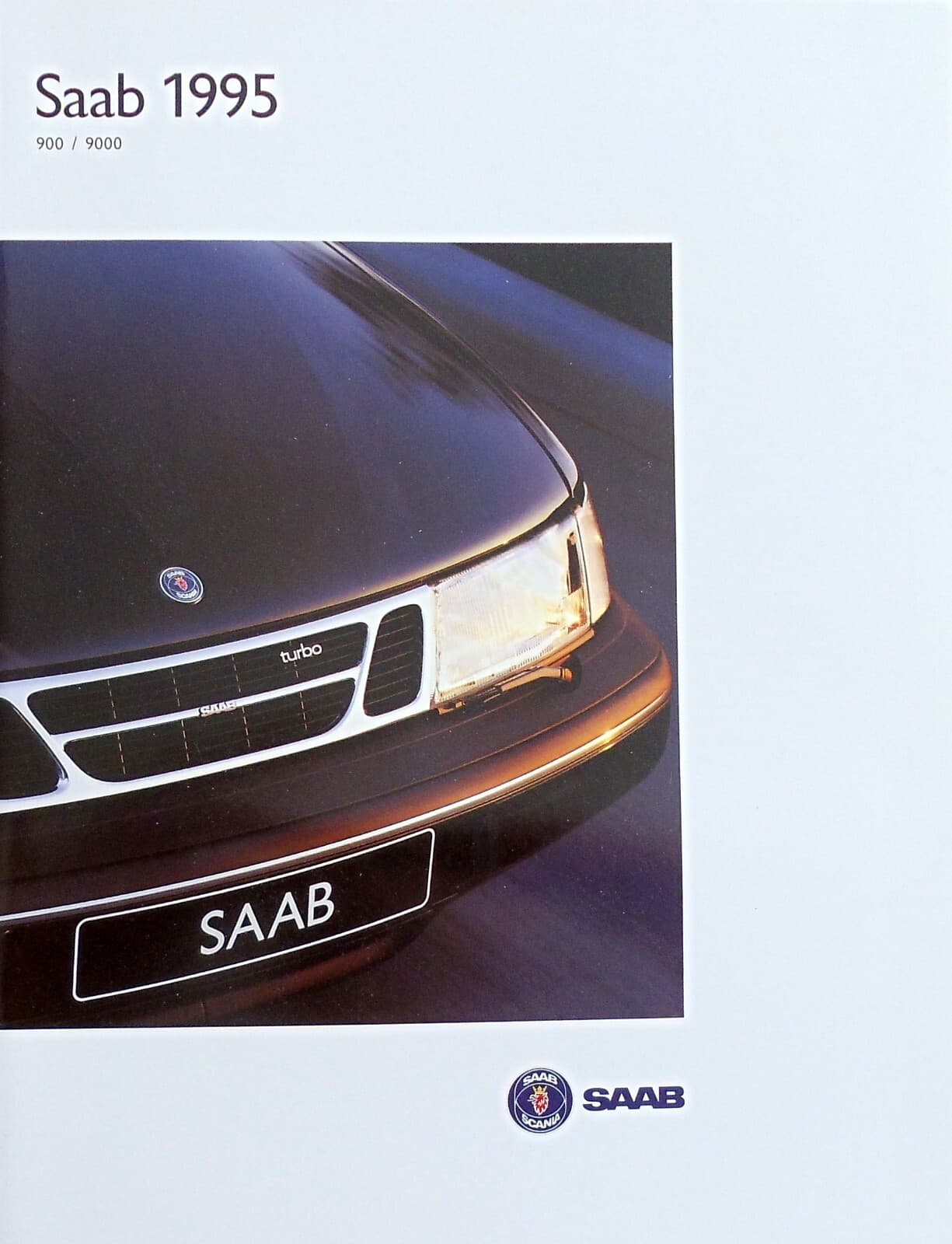SAAB 1995 * 900 / 9000 Original Sales Brochure * GOOD * FREE SHIPPING