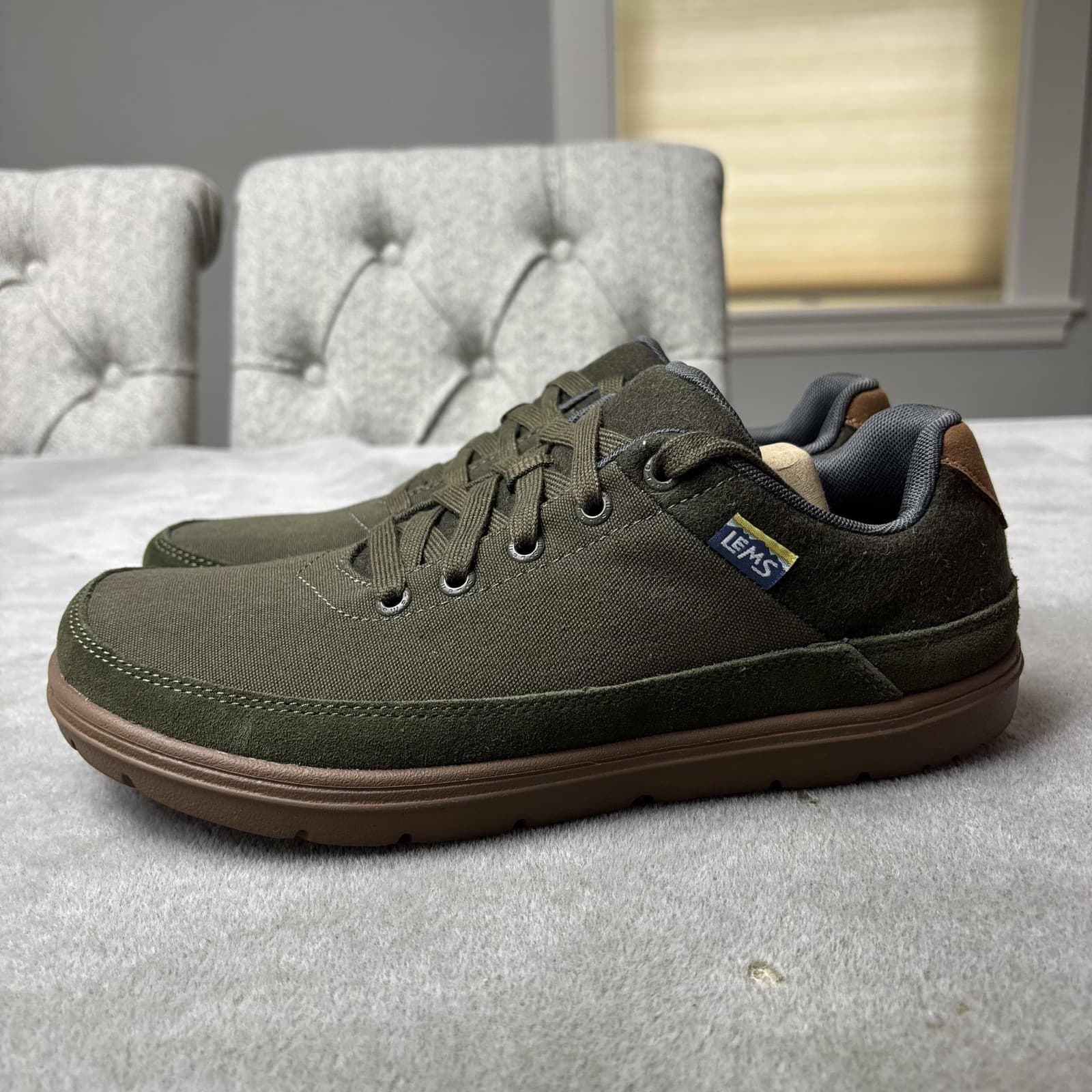 Lems Chillum Shoes Mens Size 13 Green Spruce Lace Up Low Top Casual Sneakers