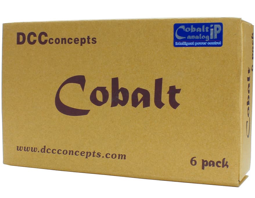 DCC Concepts ~ New 2025 ~ Cobalt iP Analog Turnout Motor ~ 6 Pack ~ DCP-CB6iP