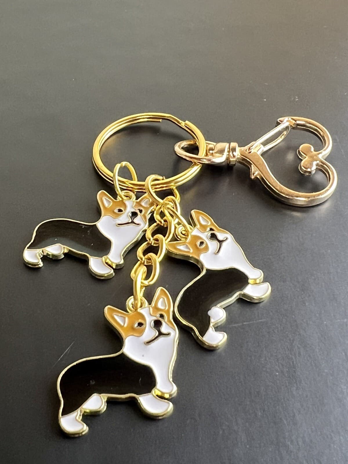 Purse Charm - Corgi's - Great For Purse Charm or Bag Charm - Set of 2